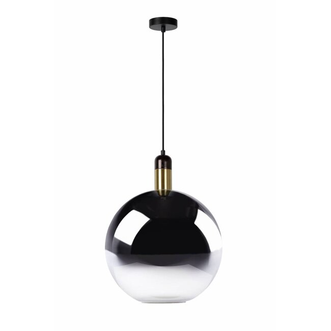 JULIUS - Lampe à suspension - Ø 40 cm - 1xE27 - Fumé - 34438/40/65