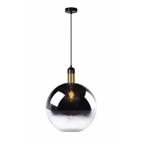 Lucide JULIUS - Hanglamp - Ø 40 cm - 1xE27 - Fumé - 34438/40/65 Lucide JULIUS - Hanglamp - Ø 40 cm - 1xE27 - Fumé - 34438/40/65