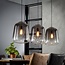 LioLights Suspension vintage 3xØ32 abat-jour