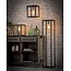 Industrial pendant light 25x25 metal 7506