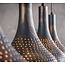 Vintage LED Pendant Lamp 4L punch cone black/brown