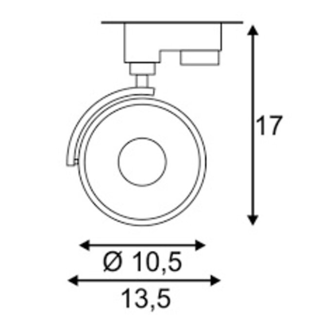 KALU TRACK LEDDISK Spot 12W 152600 - 152601