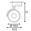 KALU TRACK LEDDISK Spot 12W 152600 - 152601