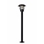 ZICO - Lampadaire Extérieur - Ø 21,8 cm - 1xE27 - IP44 - Noir - 11874/99/30