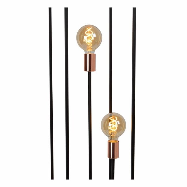 ARTHUR - Floor lamp - 3xE27 - Black - 08724/03/30