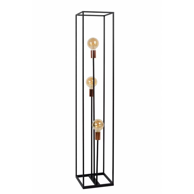 ARTHUR - Floor lamp - 3xE27 - Black - 08724/03/30