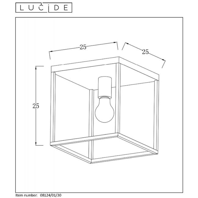 Plafonnier ARTHUR noir 08124/01/30