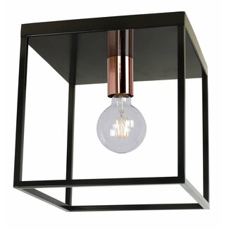 Lucide ARTHUR - Ceiling light - 1xE27 - Black - 08124/01/30