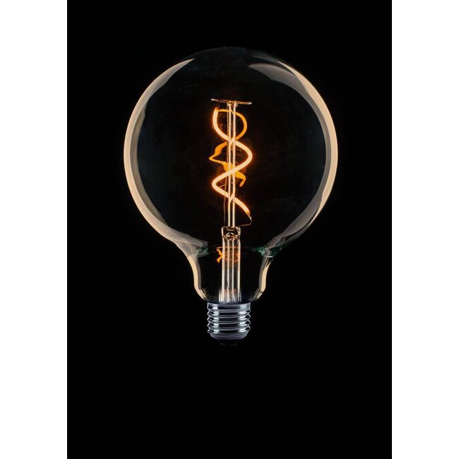 Ampoule LED rétro à filament E27 G125 DIM 4/25 W 2200 °K Or