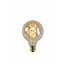 Lucide Ampoule LED - Filament - Ø 9,5 cm - Variateur LED - E27 - 1x5W 2200K - Ambre - 49032/05/62