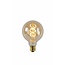 Lucide Ampoule LED - Lampe à incandescence - Ø 9,5 cm - LED Dim. - E27 - 1x5W 2200K - Ambre - 49032/05/62