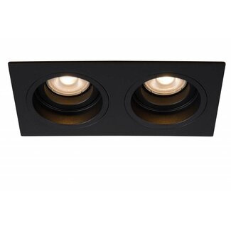 Lucide EMBED - Recessed spot - 2xGU10 - Black - 22959/02/30