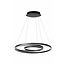 TRINITI - Lampe à suspension - Ø 80 cm - Dimensions LED. - 3000K - Noir - 46402/99/30