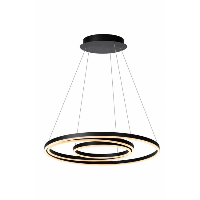 TRINITI - Lampe à suspension - Ø 80 cm - Dimensions LED. - 3000K - Noir - 46402/99/30