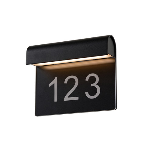 Lucide THESI LED - Wandlamp Buiten - LED - 1x6W 3000K - IP54 - Zwart - 27881/06/30 Lucide THESI LED - Wandlamp Buiten - LED - 1x6W 3000K - IP54 - Zwart - 27881/06/30