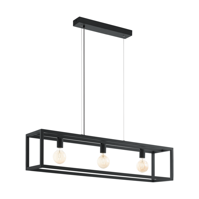 Lampe à suspension Elswick Noir 49564