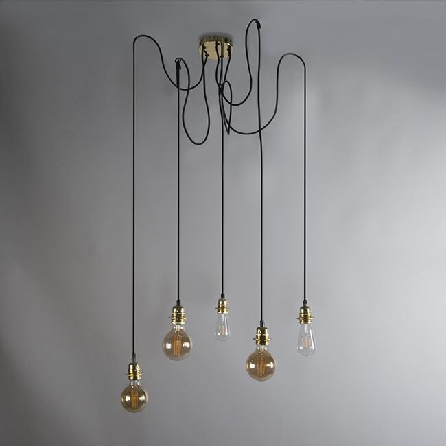 Pendant lamp - CAVA 5 - Gold