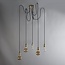 Hanging lamp - CAVA 5 - Gold