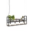 Cage - Large hanging lamp - 4 lights - H 1500 mm - Black