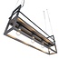 Cage - Large hanging lamp - 4 lights - H 1500 mm - Black