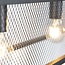 Cage - Industriële hanglamp - gaas - H 1200 mm - Zwart