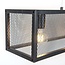 Cage - Suspension industrielle - résille - H 1200 mm - Noir