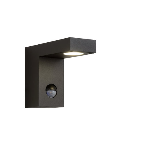 Lucide TEXAS-IR - Wandspot Buiten - LED - 1x8W 3000K - IP54 - Antraciet - 28850/24/30 Lucide TEXAS-IR - Wandspot Buiten - LED - 1x8W 3000K - IP54 - Antraciet - 28850/24/30