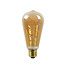 Ampoule LED - Lampe à filament - ST64 - LED Dim. - E27 - 1x5W 2200K - Ambre