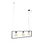 Lampe suspension moderne 3 lumières 120cm E27 noire - Simple Cage - 97941