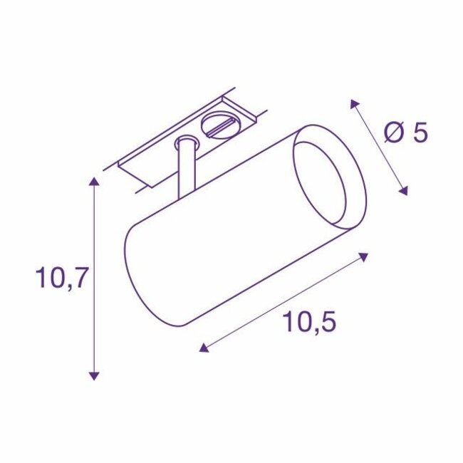 Rail LED NOBLO SPOT 1 circuit HV