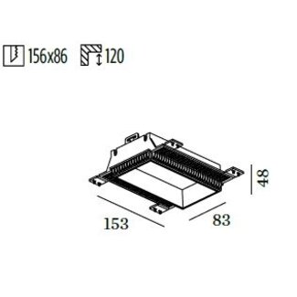 Wever & Ducré Recessed spot Strange 2.0 Plaster kit