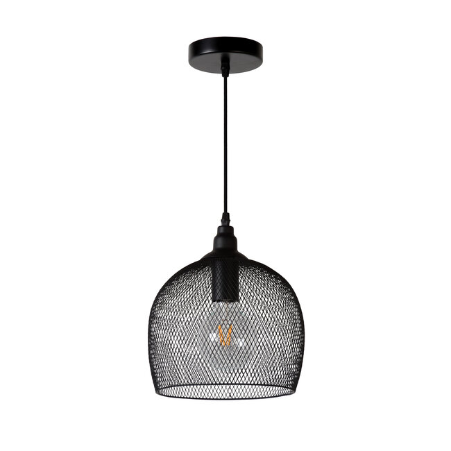 MESH - Lampe à suspension - Ø 22 cm - 1xE27 - Noir - 43404/22/30