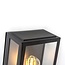 Vintage Wall lamp ROTTERDAM 1 Black with motion detector