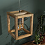 Suspension vintage 1x cadre en bois