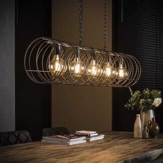 LioLights Hanging lamp 5L spiral Ø28 cylinder