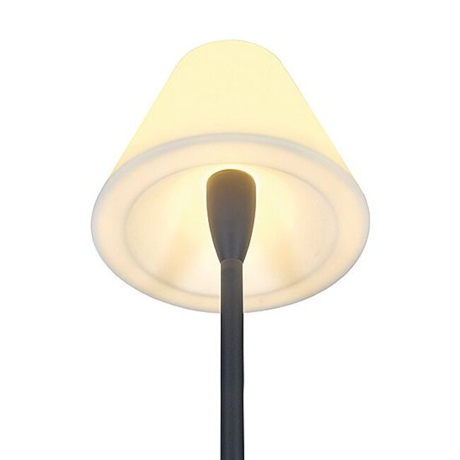 Lampadaire d'extérieur Adegan 228965 anthracite/blanc