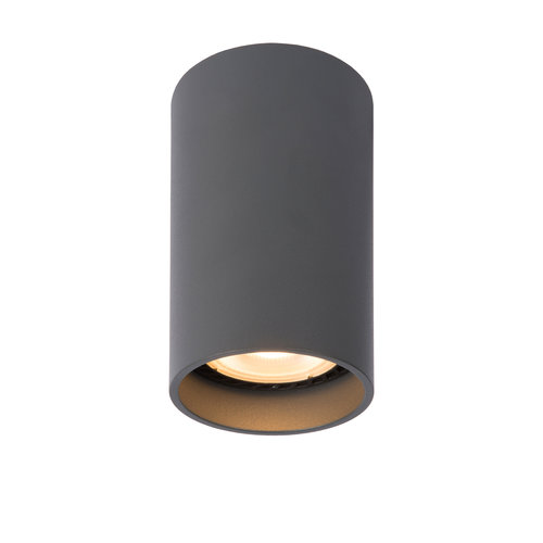 Lucide DELTO - Ceiling spotlight - Ø 5.5 cm - LED Dim to warm - GU10 - 1x5W 2200K / 3000K - Gray Lucide DELTO - Ceiling spotlight - Ø 5.5 cm - LED Dim to warm - GU10 - 1x5W 2200K / 3000K - Gray
