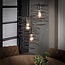 LioLights Vintage Hanglamp 3x curl getrapt