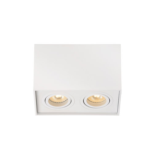 Lucide TUBE - Plafondspot - 2xGU10 - Wit - 22953/02/31 Lucide TUBE - Plafondspot - 2xGU10 - Wit - 22953/02/31