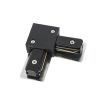 L-Connector for 1-phase rail black