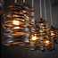Pendant lamp 7L twist wrap XL