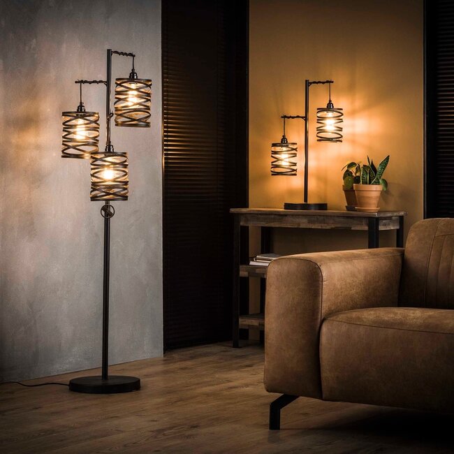 Floor lamp 3L spindle