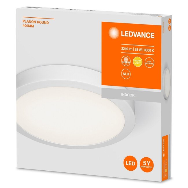 LEDVANCE Planon panneau LED ROUND 400x400mm 28W 3000K