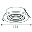 TUBE - Inbouwspot - Ø 9 cm - GU10