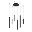 LORENZ - Lampe à suspension - LED Dim. - 6x4W 3000K - Noir - 74403/06/30