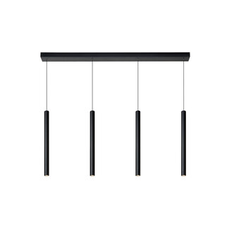 Lucide LORENZ - Hanging lamp - LED Dim. - 4x4W 3000K - Black - 74403/04/30