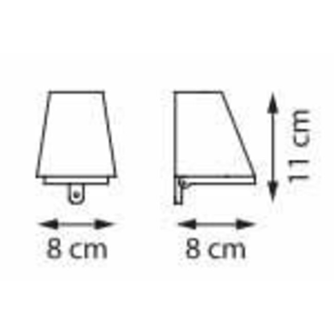 Landelijke Wandlamp Beamy Wall Outdoor