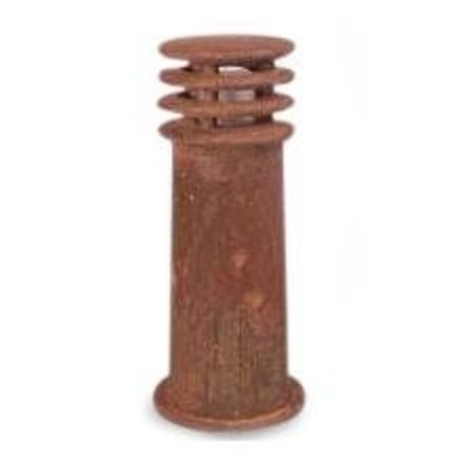 Poteau de jardin rouillé Brun rouille