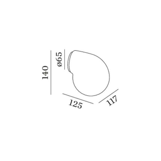 Wall lamp DRO WALL 1.0