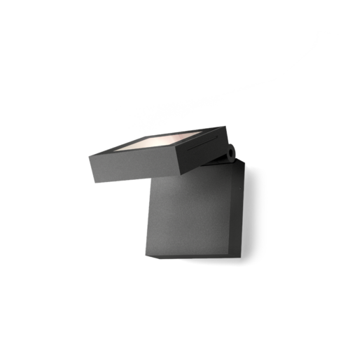 Wever & Ducré Wandlamp X-Beam 1.0 LED Donkergrijs IP65 Outdoor Wever & Ducré Wandlamp X-Beam 1.0 LED Donkergrijs IP65 Outdoor